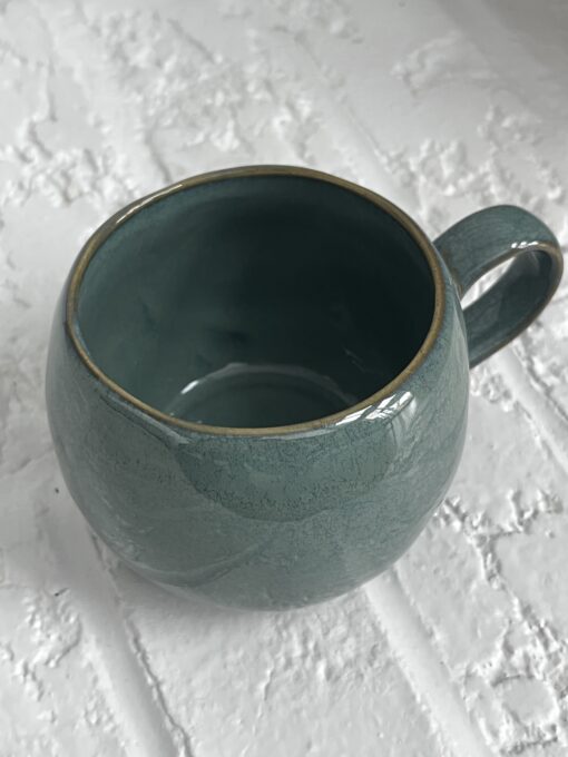 Ball Mug – Turquoise Speckle - Image 2